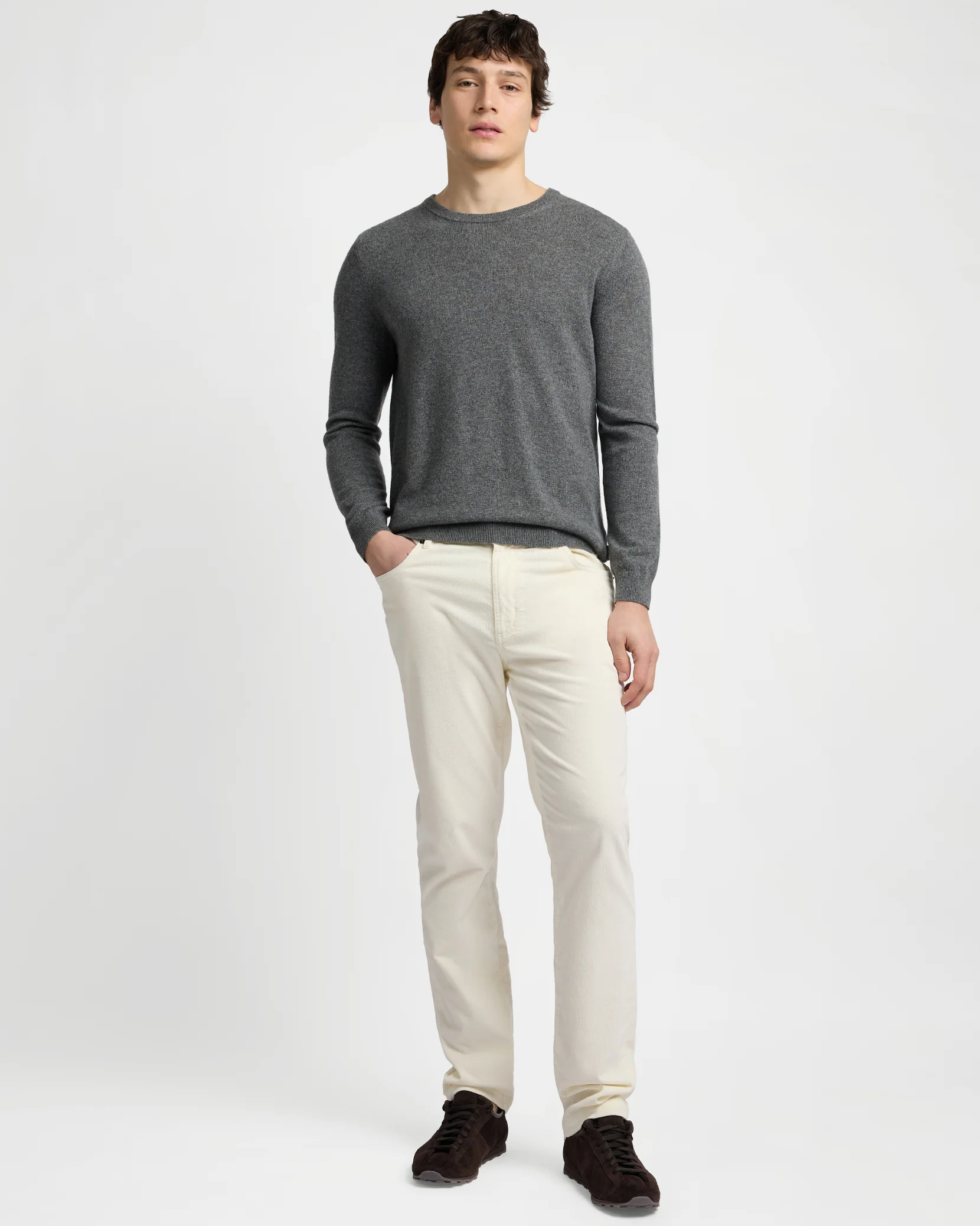 100% Cashmere Crewneck Sweater - Image 3