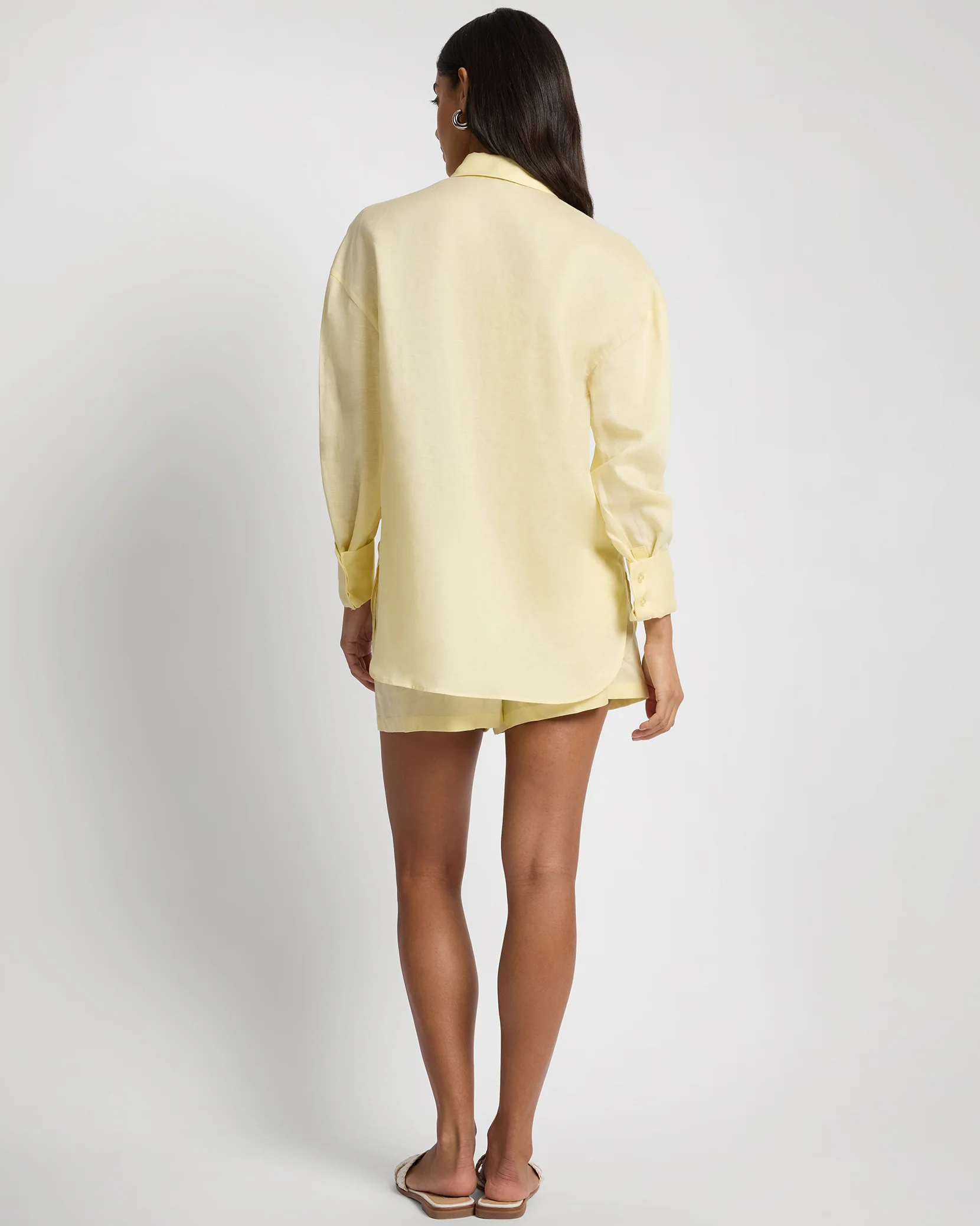 Air Linen Boyfriend Shirt - Image 5