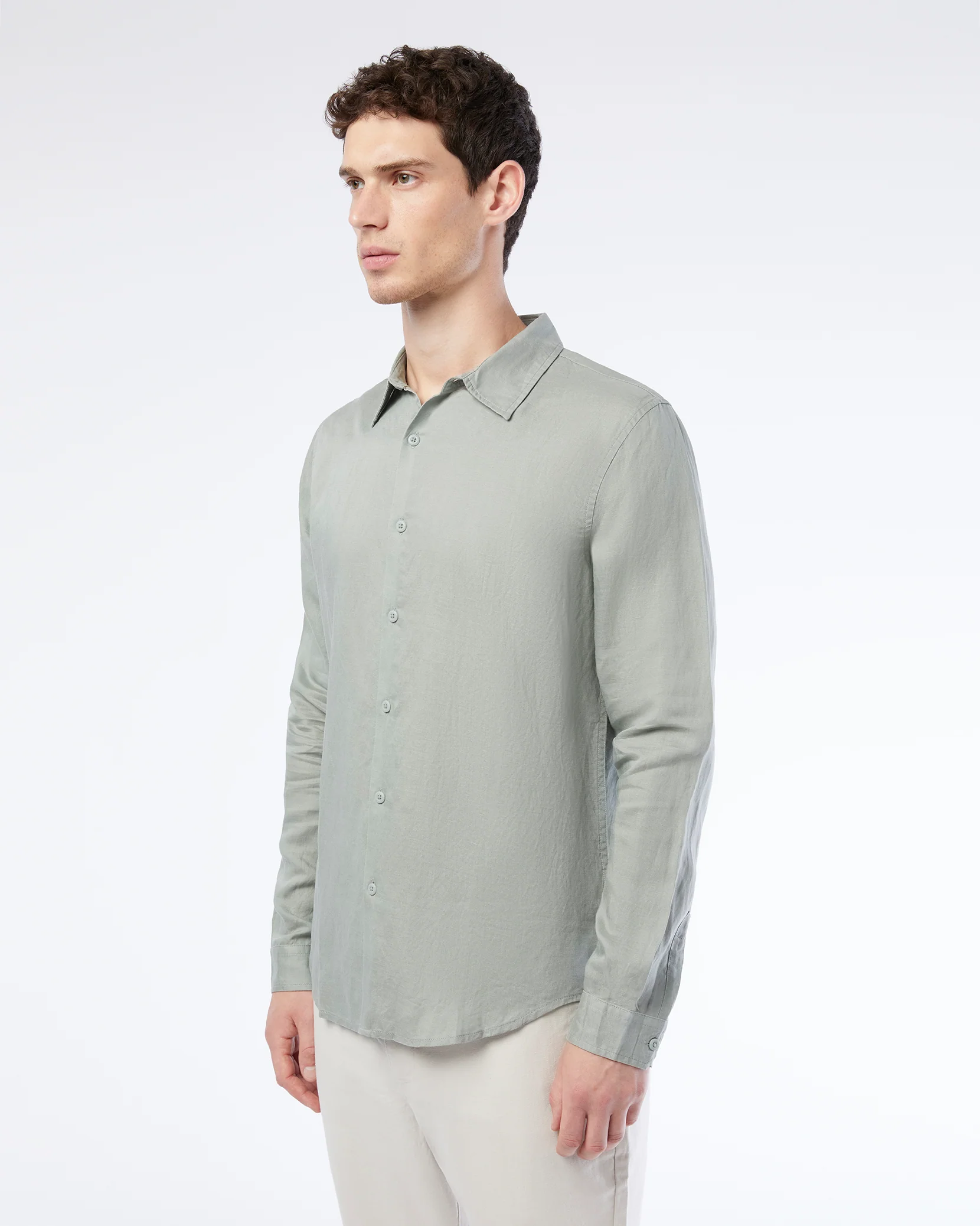 Air Linen Long Sleeve Shirt - Image 2