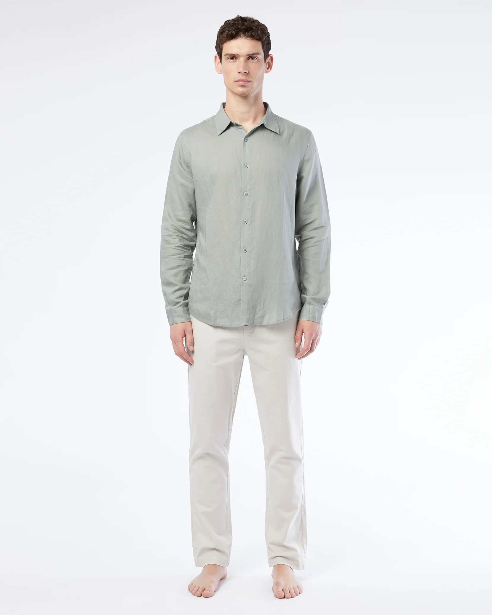 Air Linen Long Sleeve Shirt - Image 4