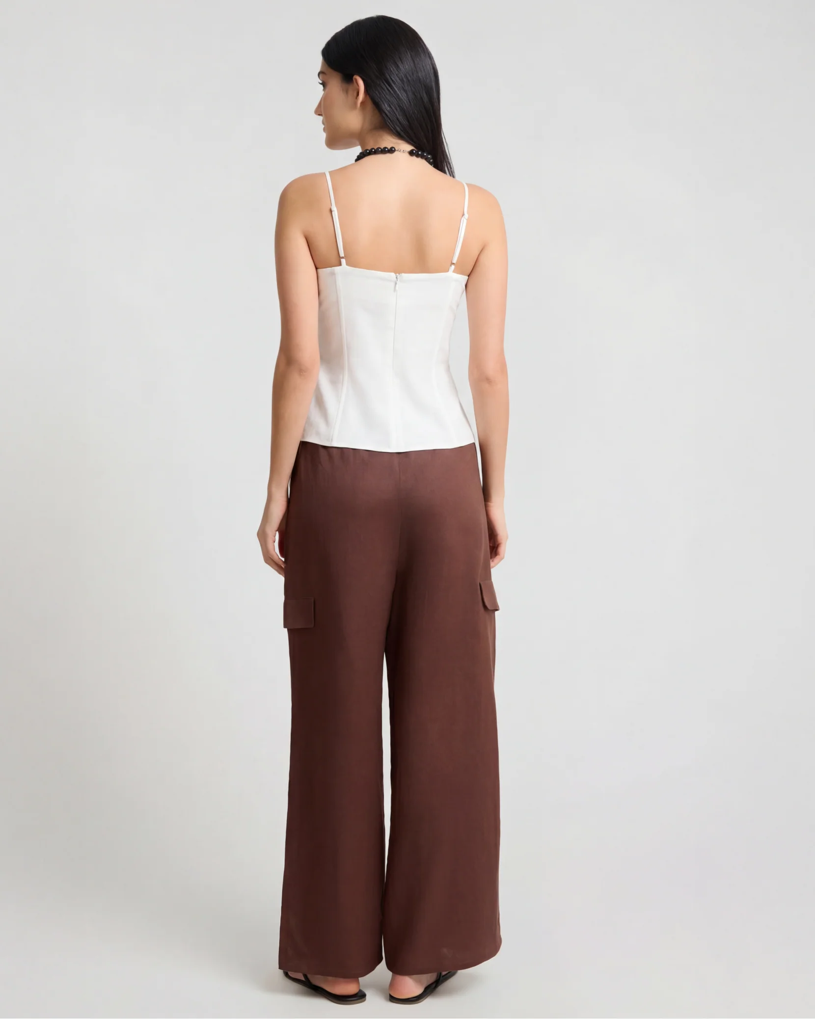 Air Linen Underwire Corset Top - Image 5