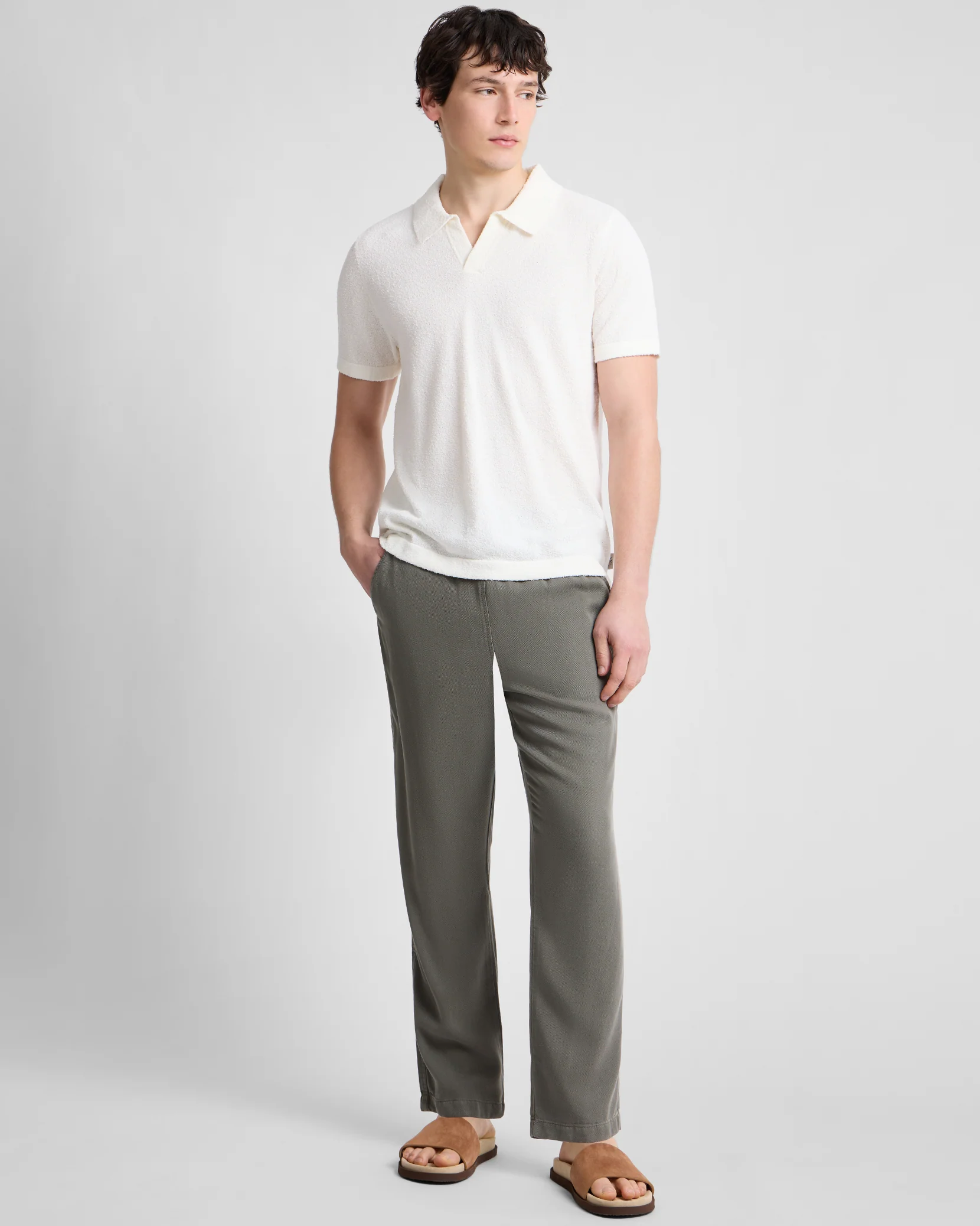 Boucle Knit Johnny Polo - Image 3
