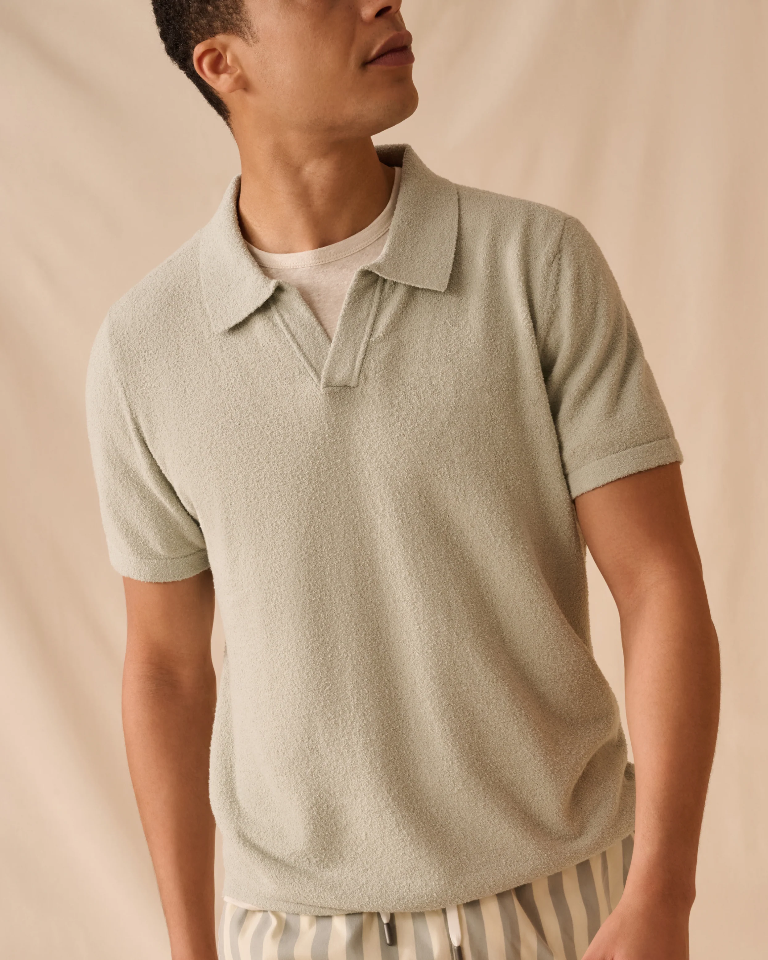 Boucle Knit Johnny Polo - Image 2