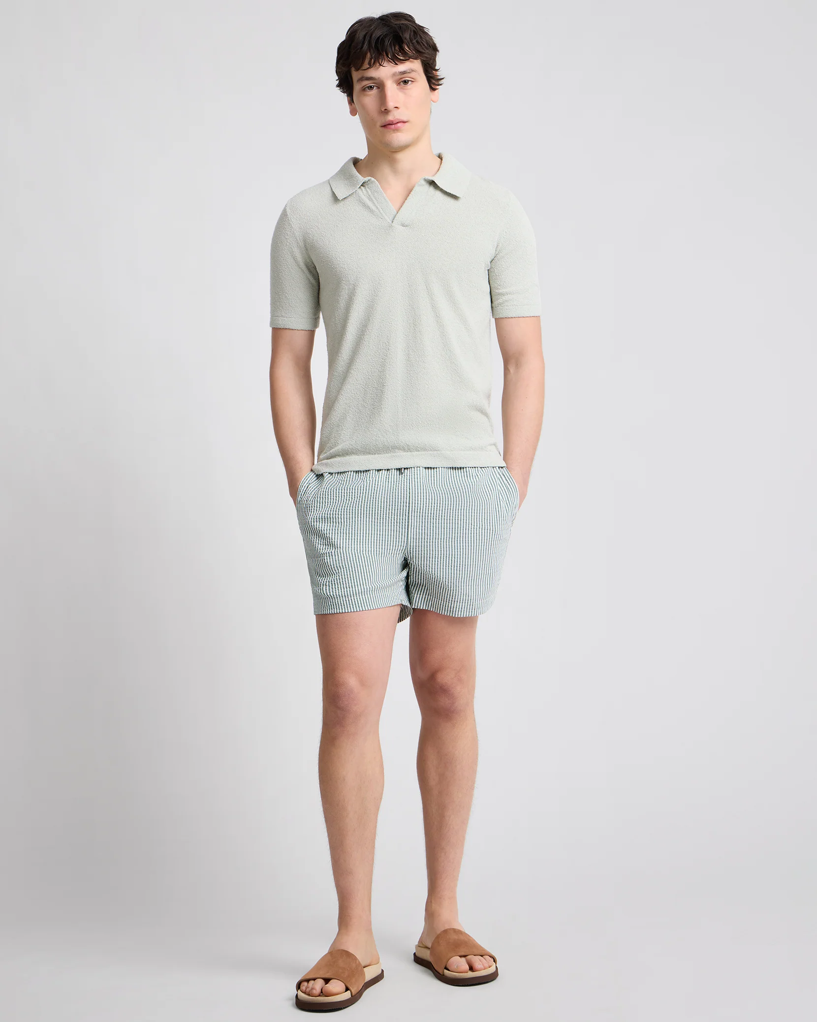 Boucle Knit Johnny Polo - Image 4