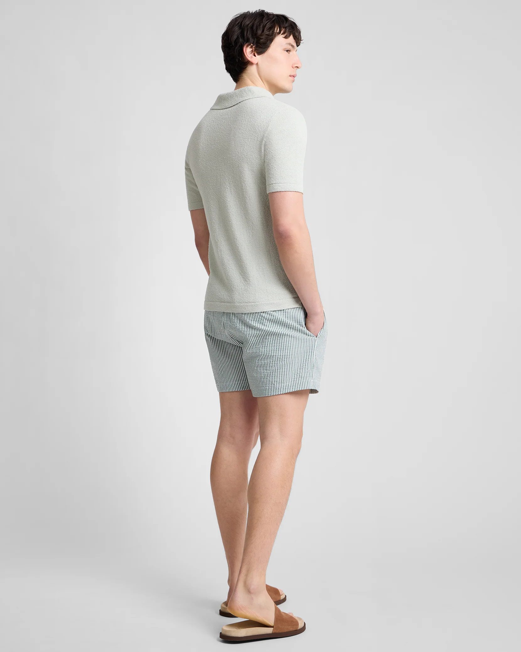 Boucle Knit Johnny Polo - Image 6