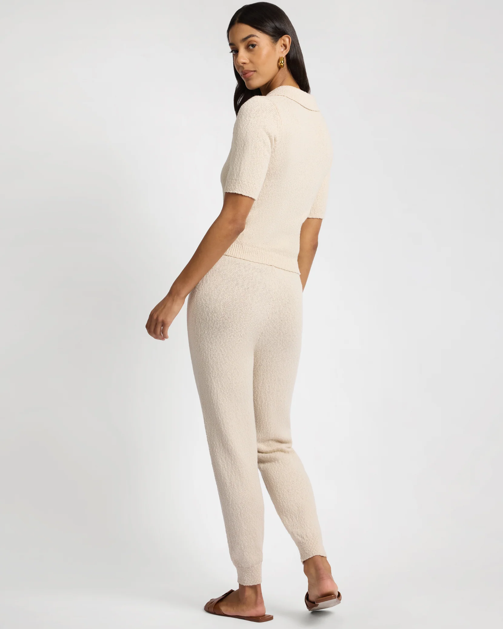 Cotton Boucle Jogger - Image 5