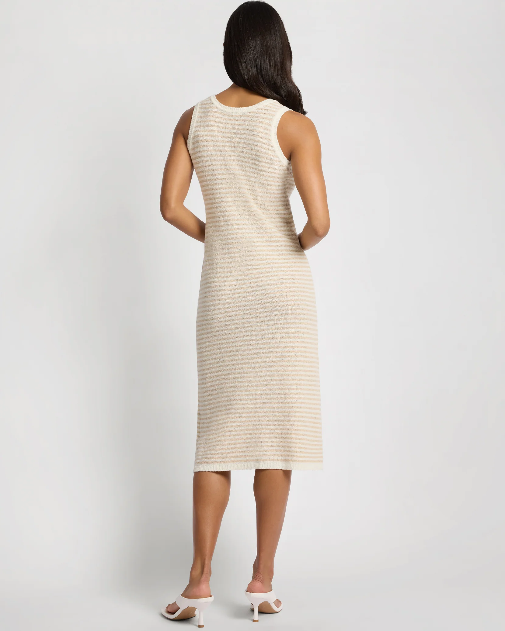 Cotton Boucle Scoop Tank Dress - Image 4