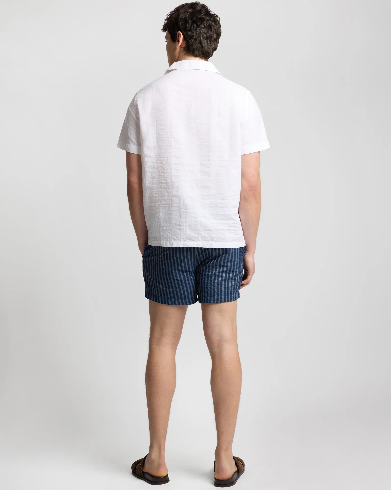Cotton Linen Pop-Over Polo - Image 5