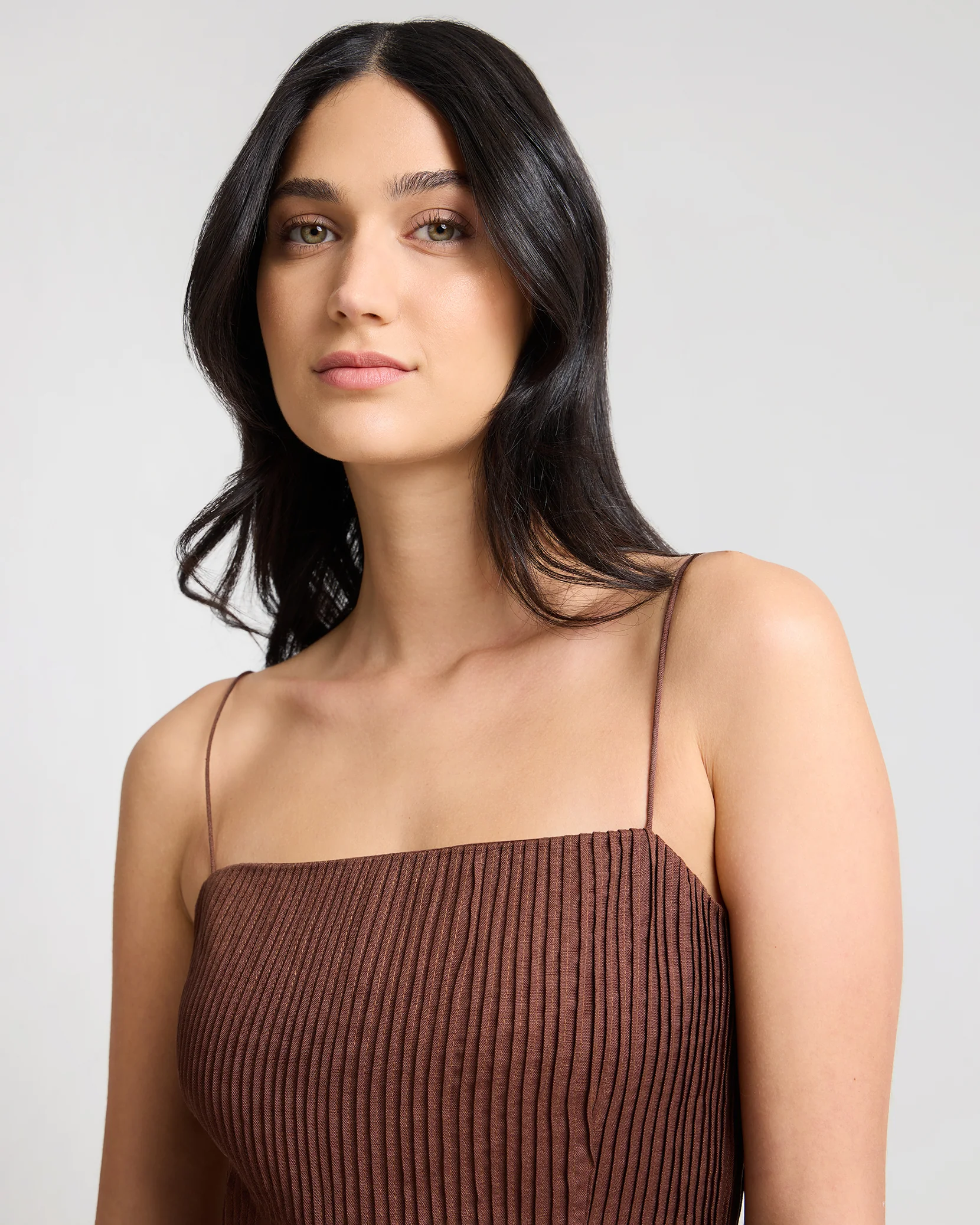 Dropped Waist Pintuck Dress - Image 5