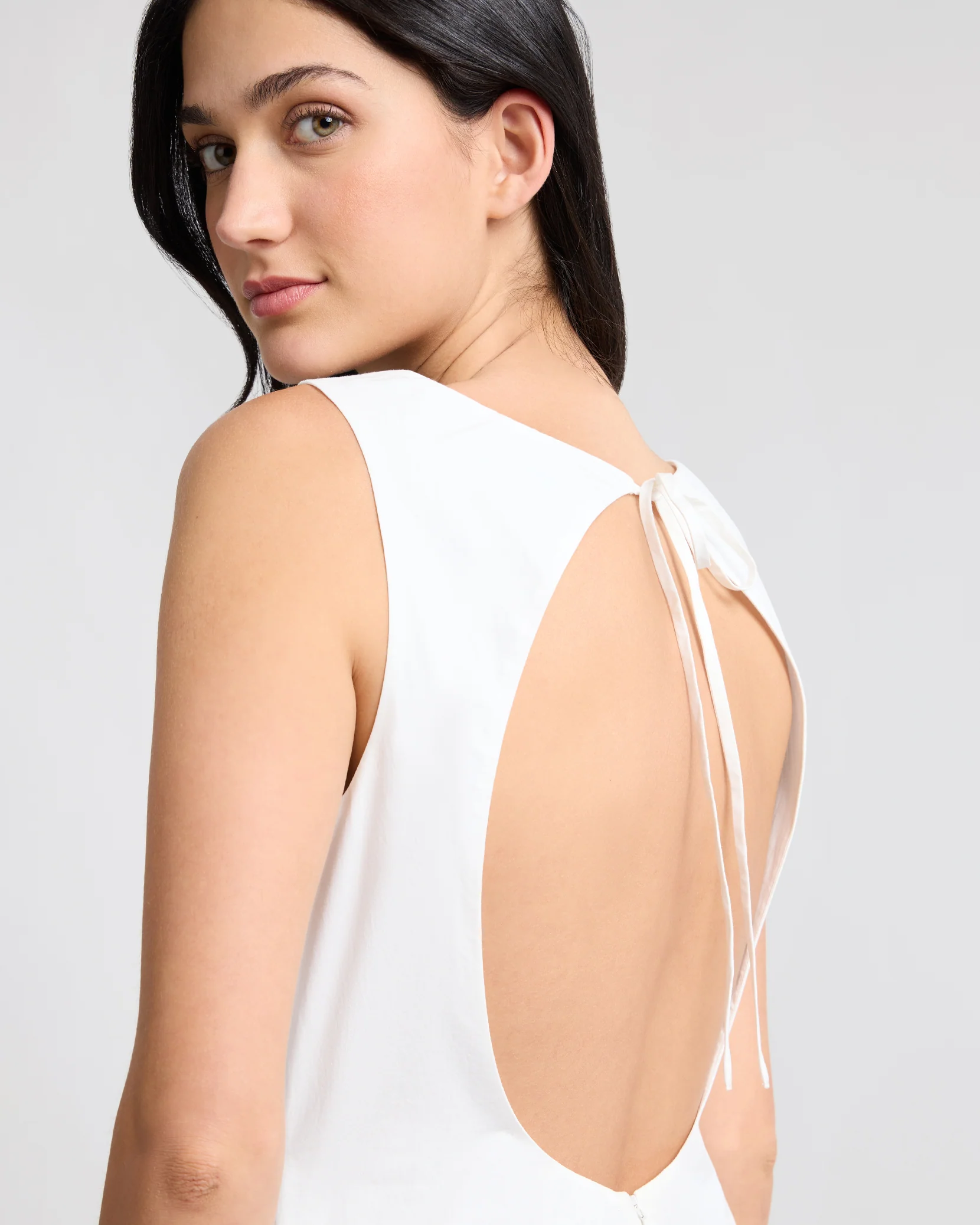 Fitted Boatneck Bubble Mini Dress - Image 5