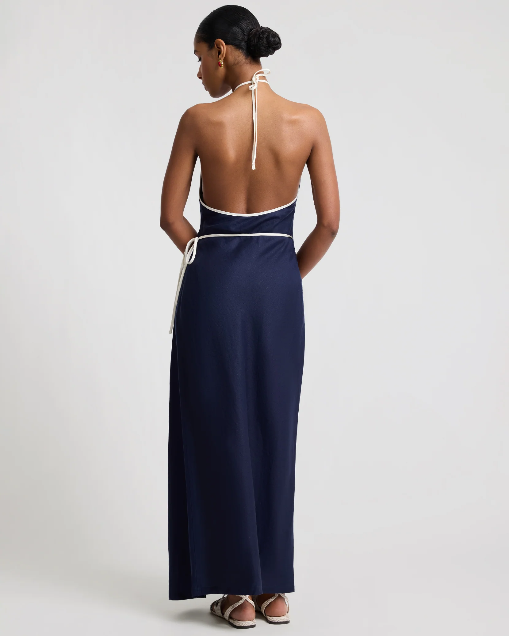Halter Wrap Dress - Image 4