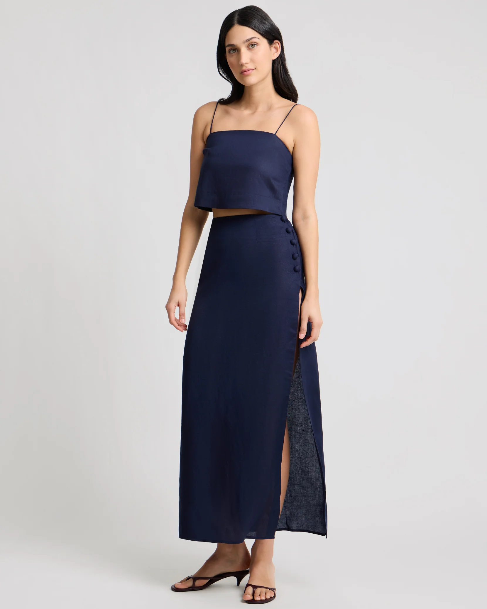 High Slit Maxi Skirt - Image 4