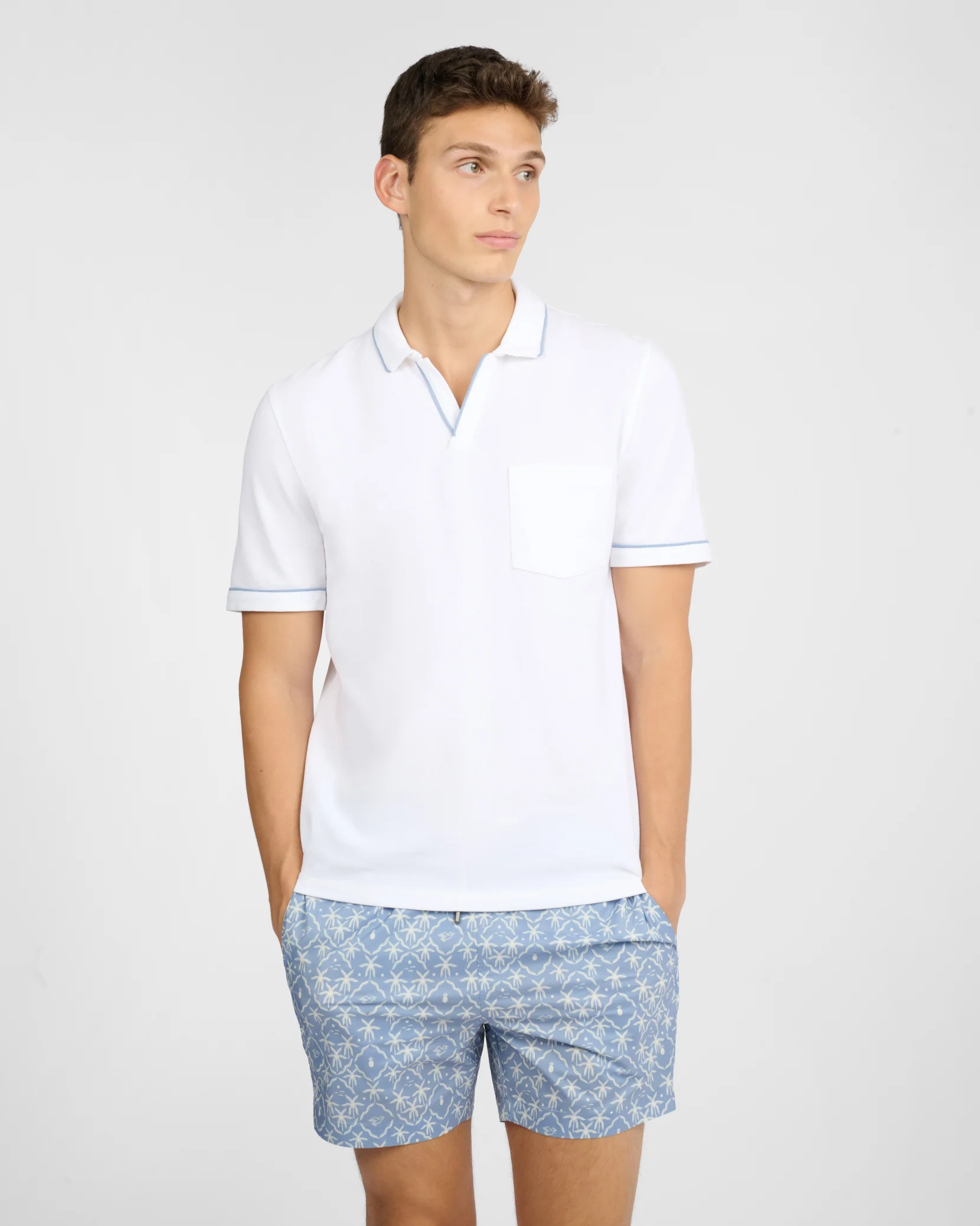 Johnny Collar Pique Polo - Image 2