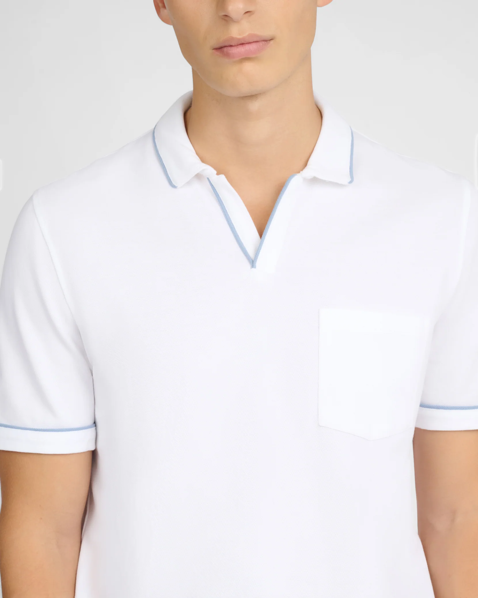 Johnny Collar Pique Polo - Image 3