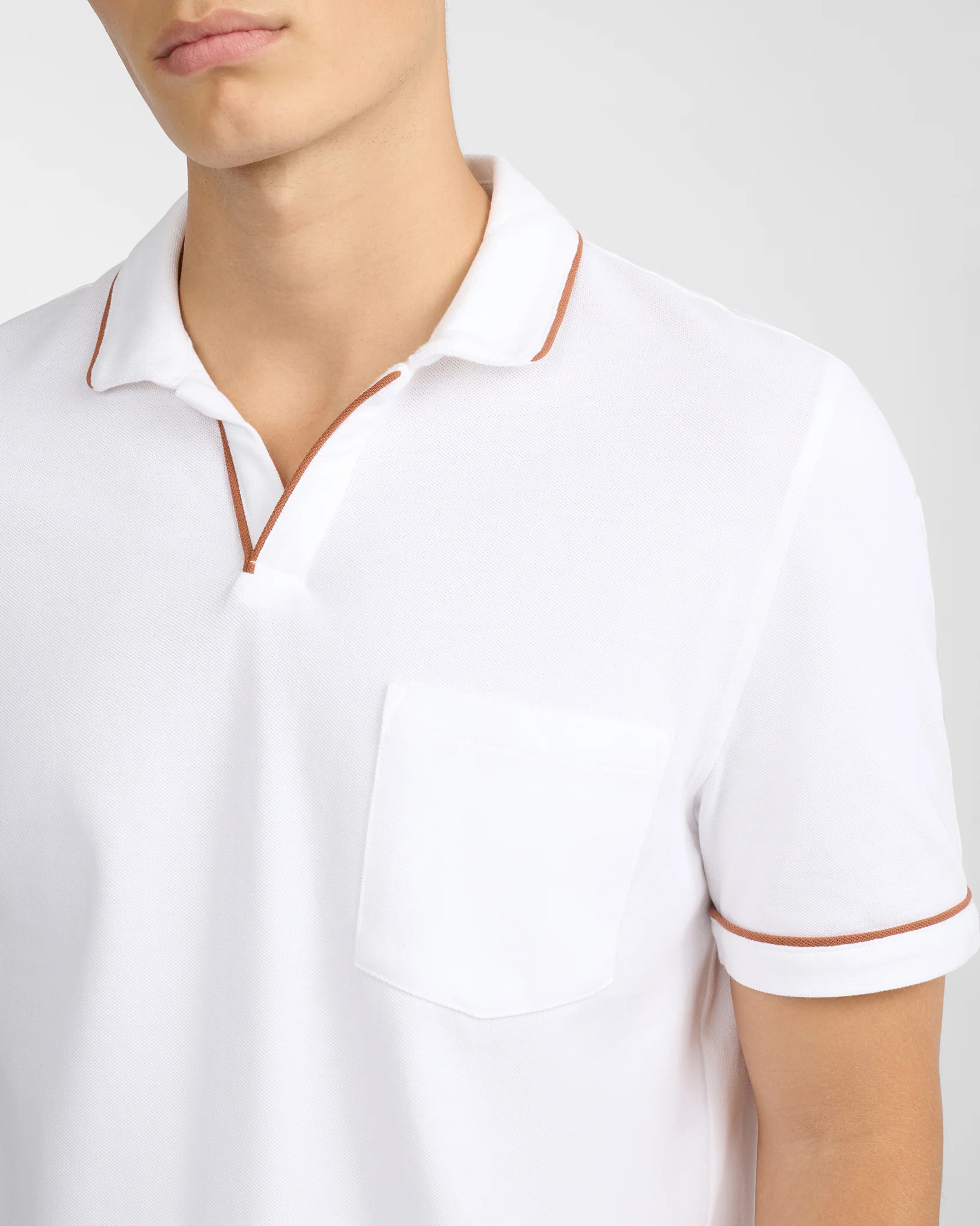 Johnny Collar Pique Polo - Image 3