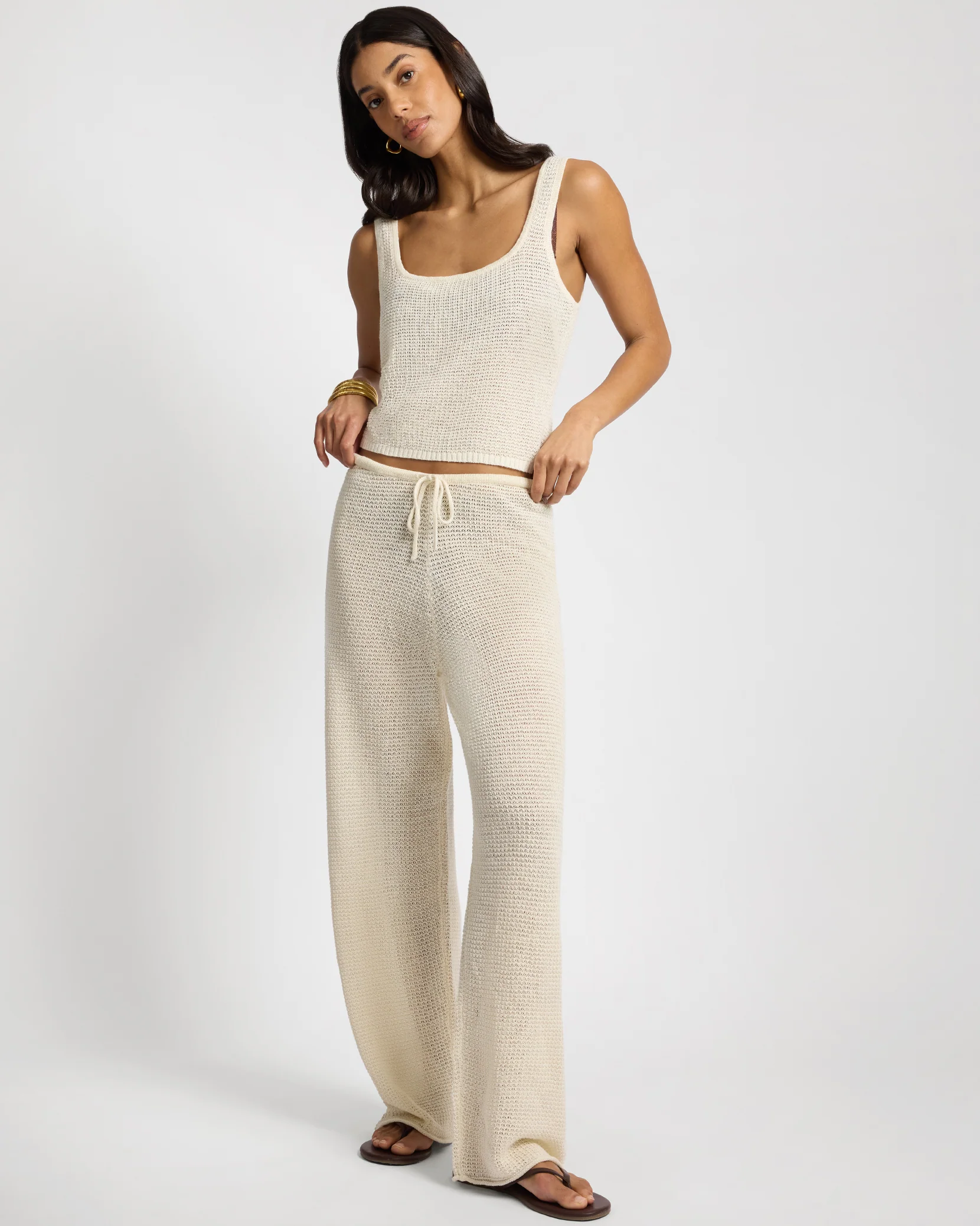 Knit Drawstring Pant - Image 3