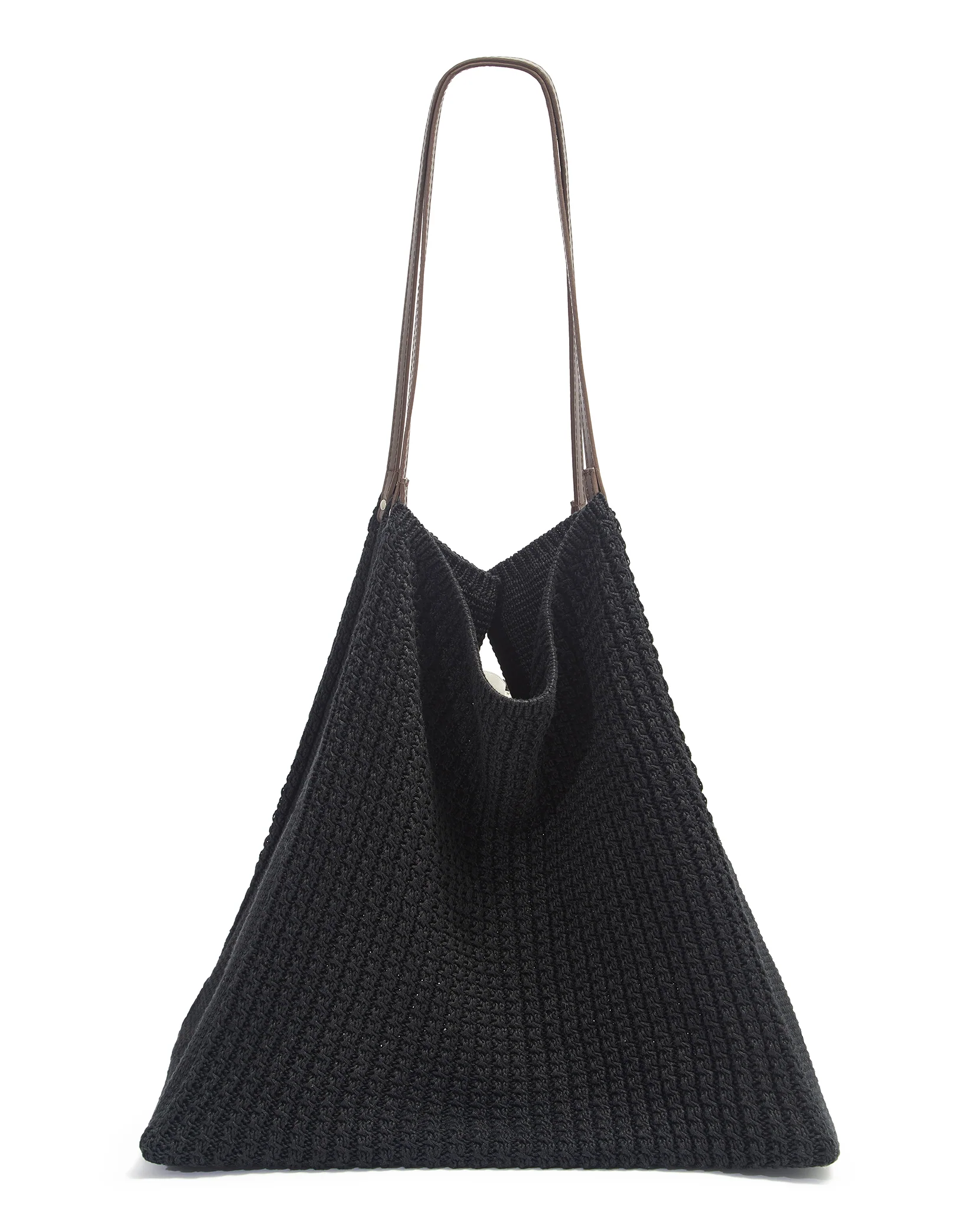 Large Linen Knit Tote Bag - Image 7