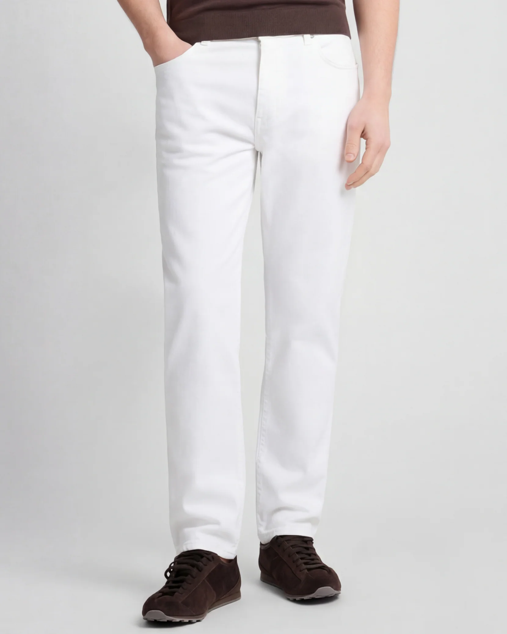 Linen Denim 5-Pocket Pant - Image 2