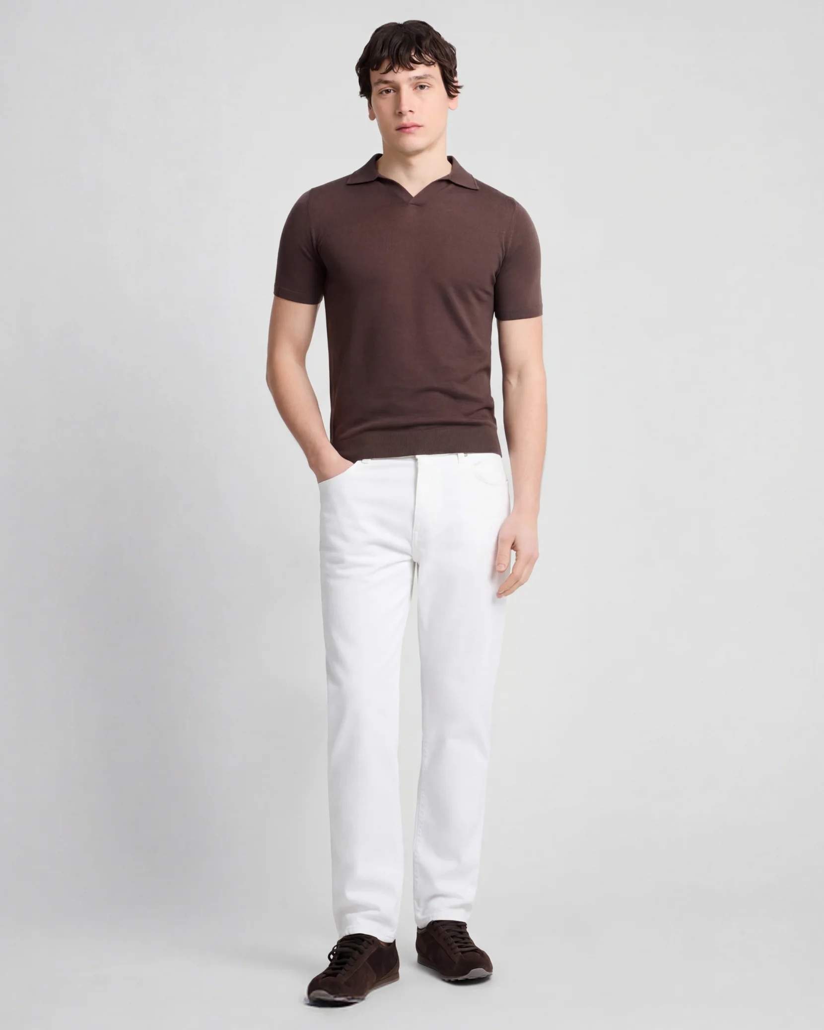 Linen Denim 5-Pocket Pant - Image 3