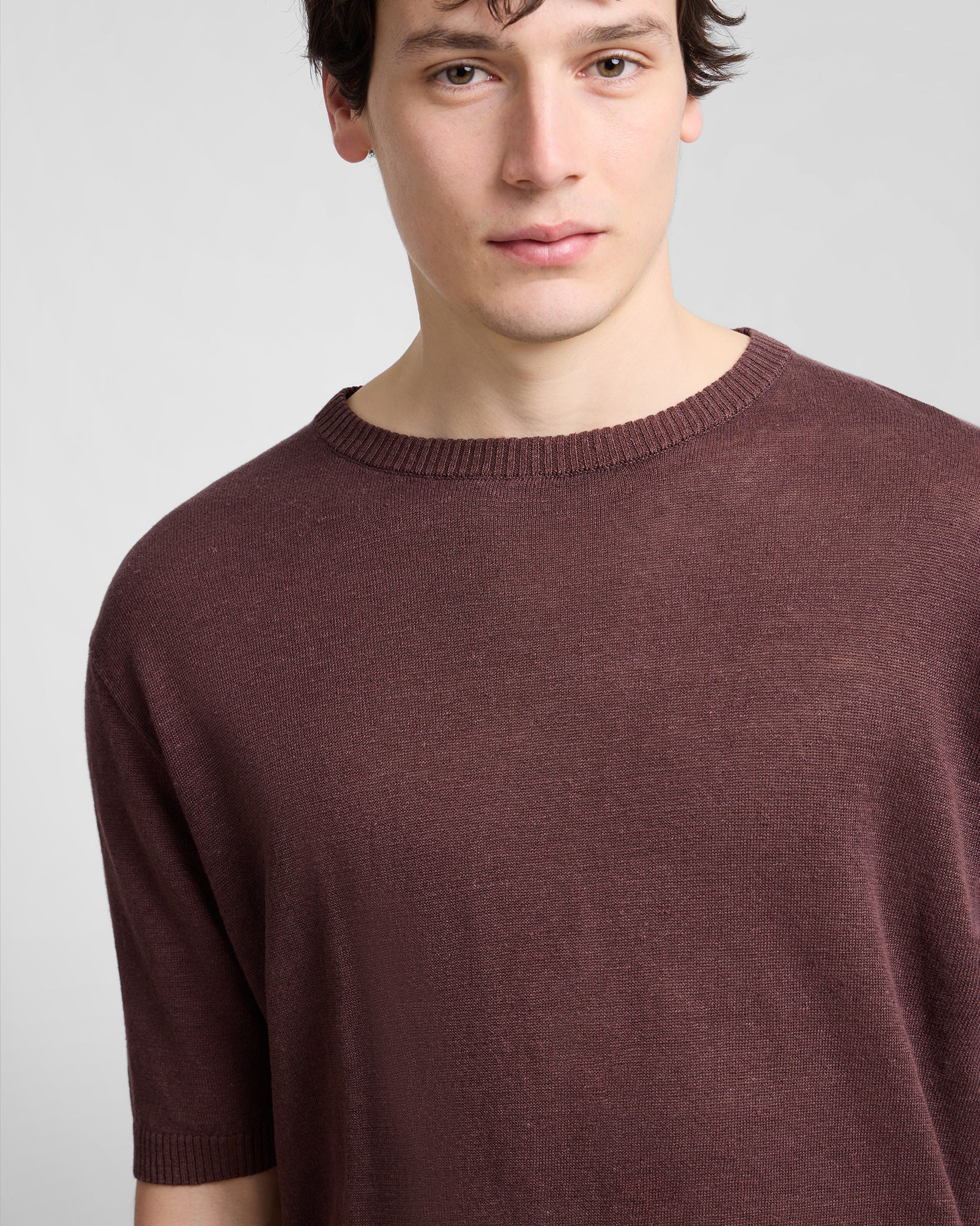 Linen Knit Tee Shirt - Image 4
