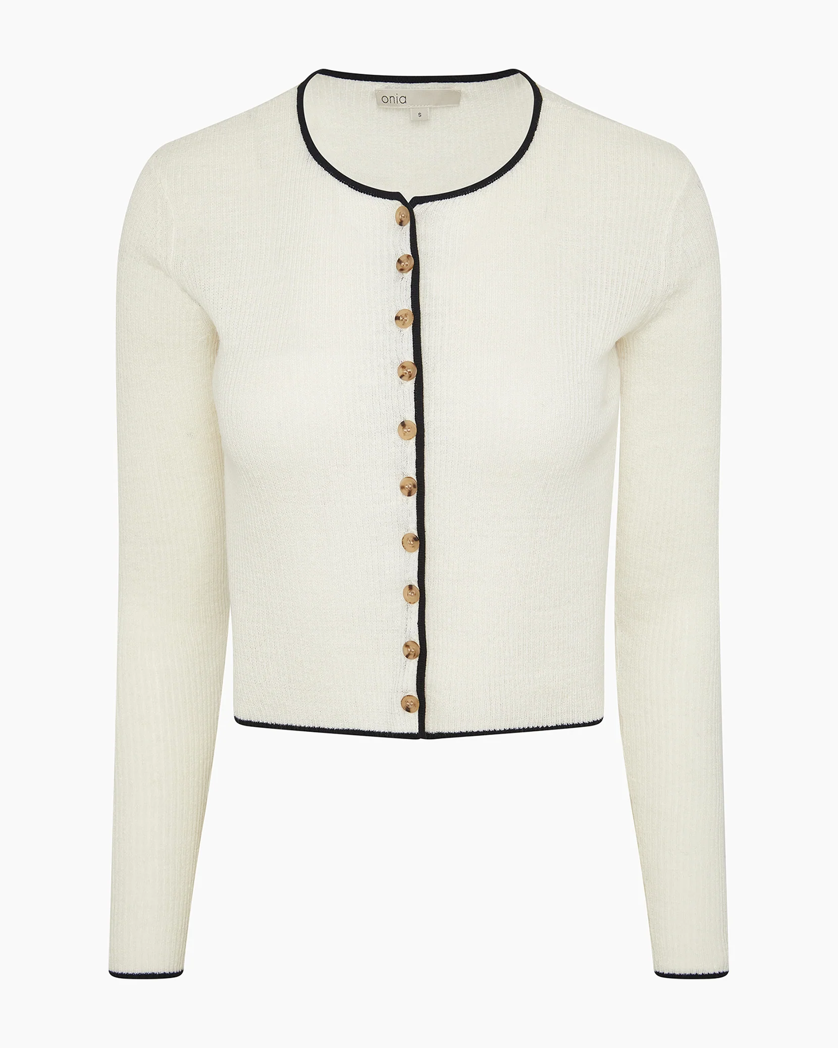 Linen Rib Cardigan - Image 3