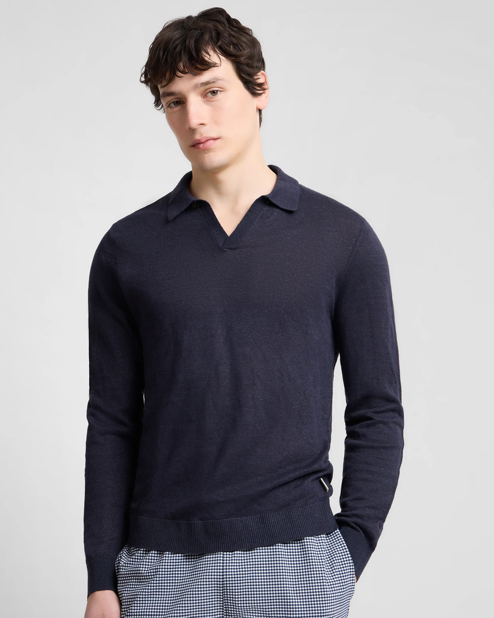 Linen Sweater Long Sleeve Johnny Polo - Image 2