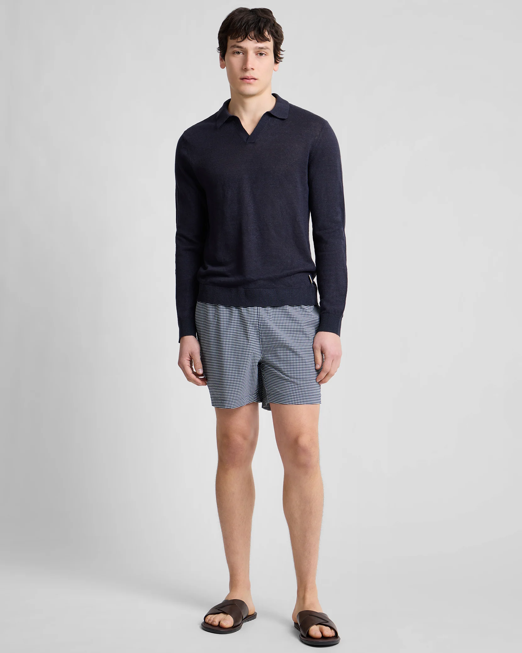Linen Sweater Long Sleeve Johnny Polo - Image 3