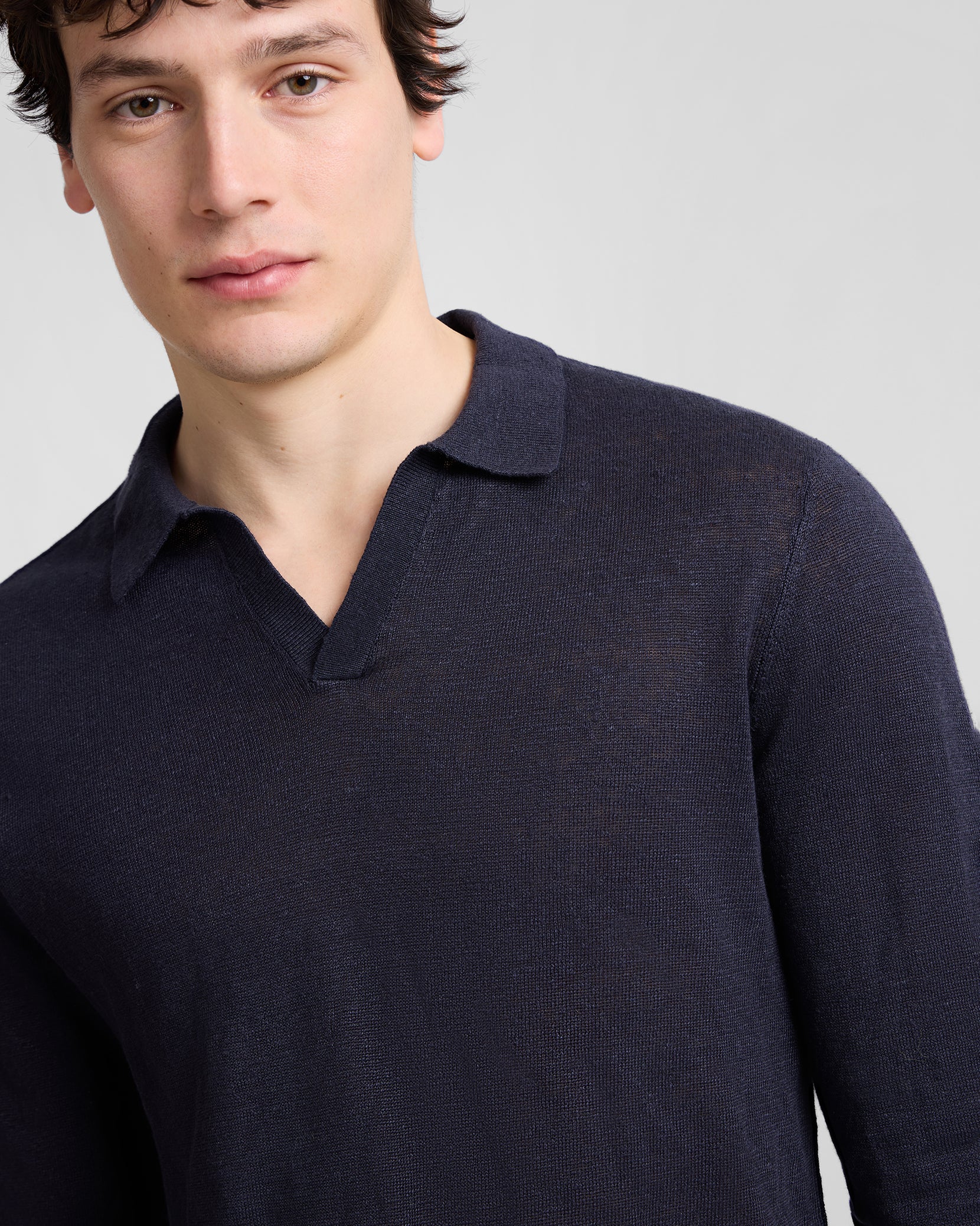 Linen Sweater Long Sleeve Johnny Polo - Image 4