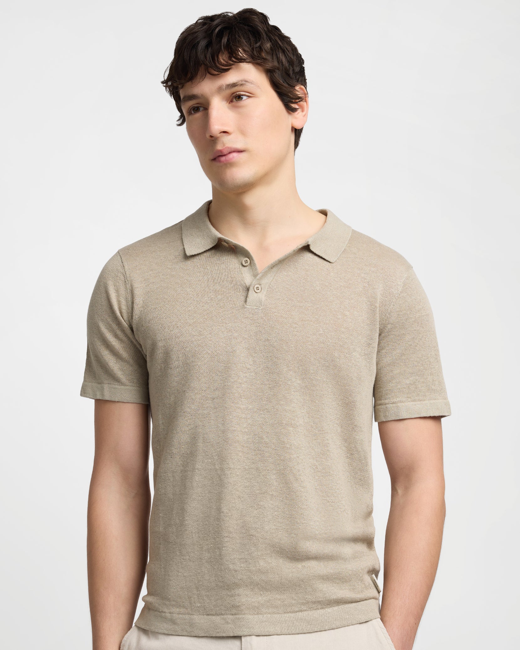 Linen Sweater Polo - Image 2