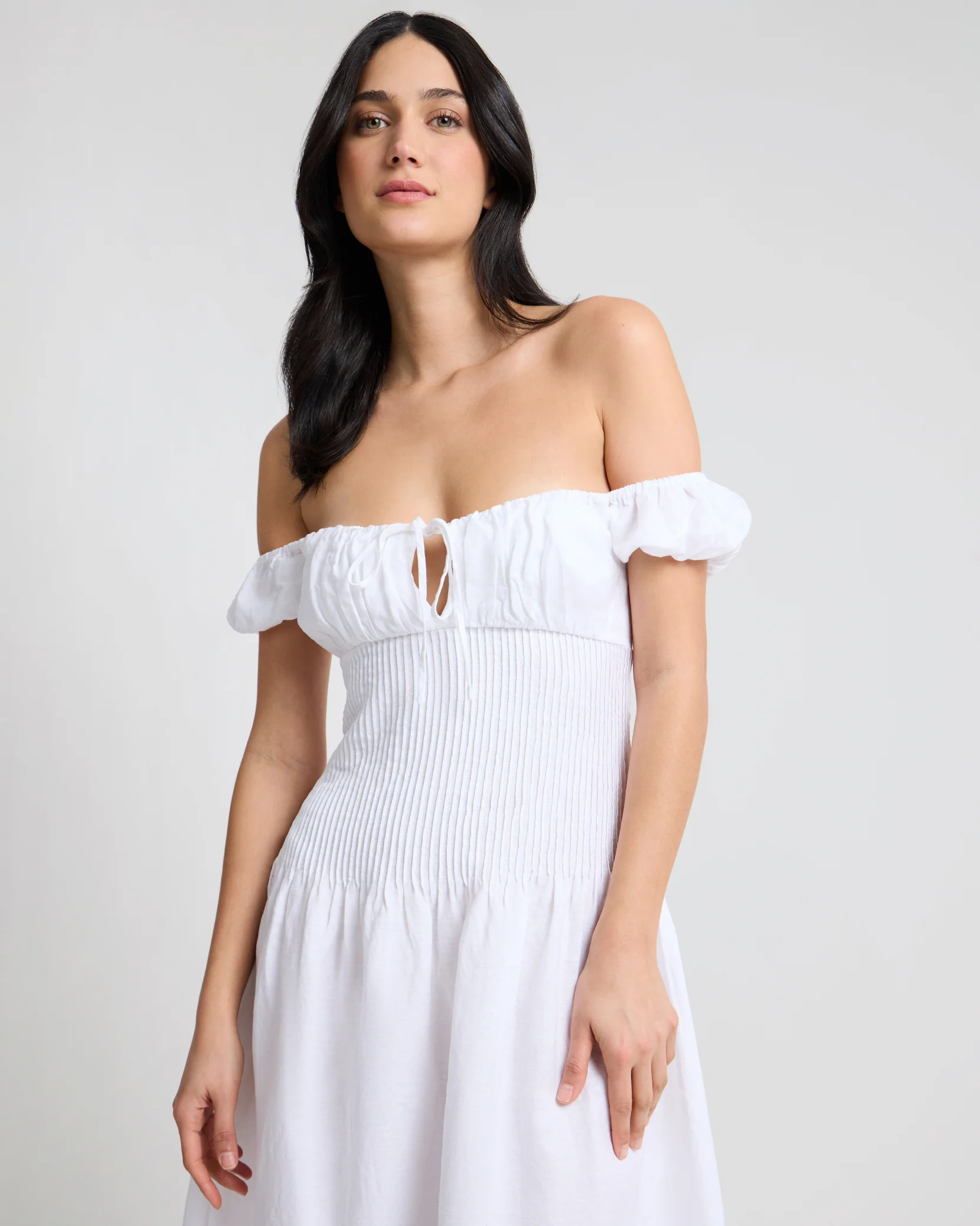 Off Shoulder Midi Dress - Image 6