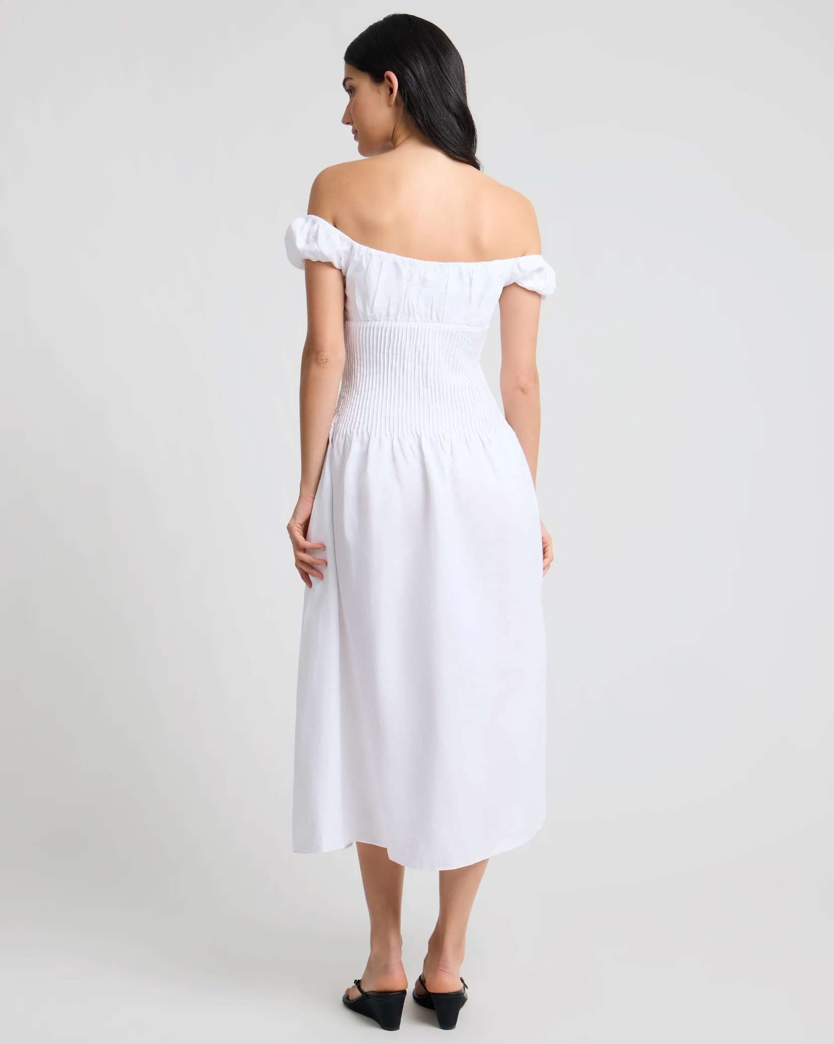 Off Shoulder Midi Dress - Image 8