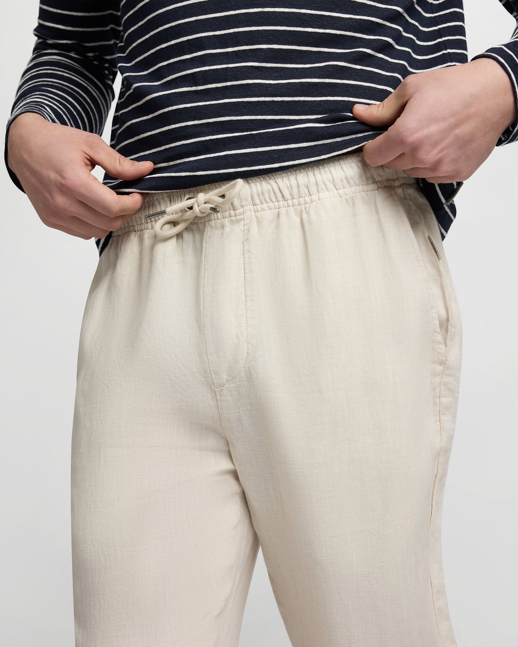 Pigment Dye Linen Pull On Pant - Image 4