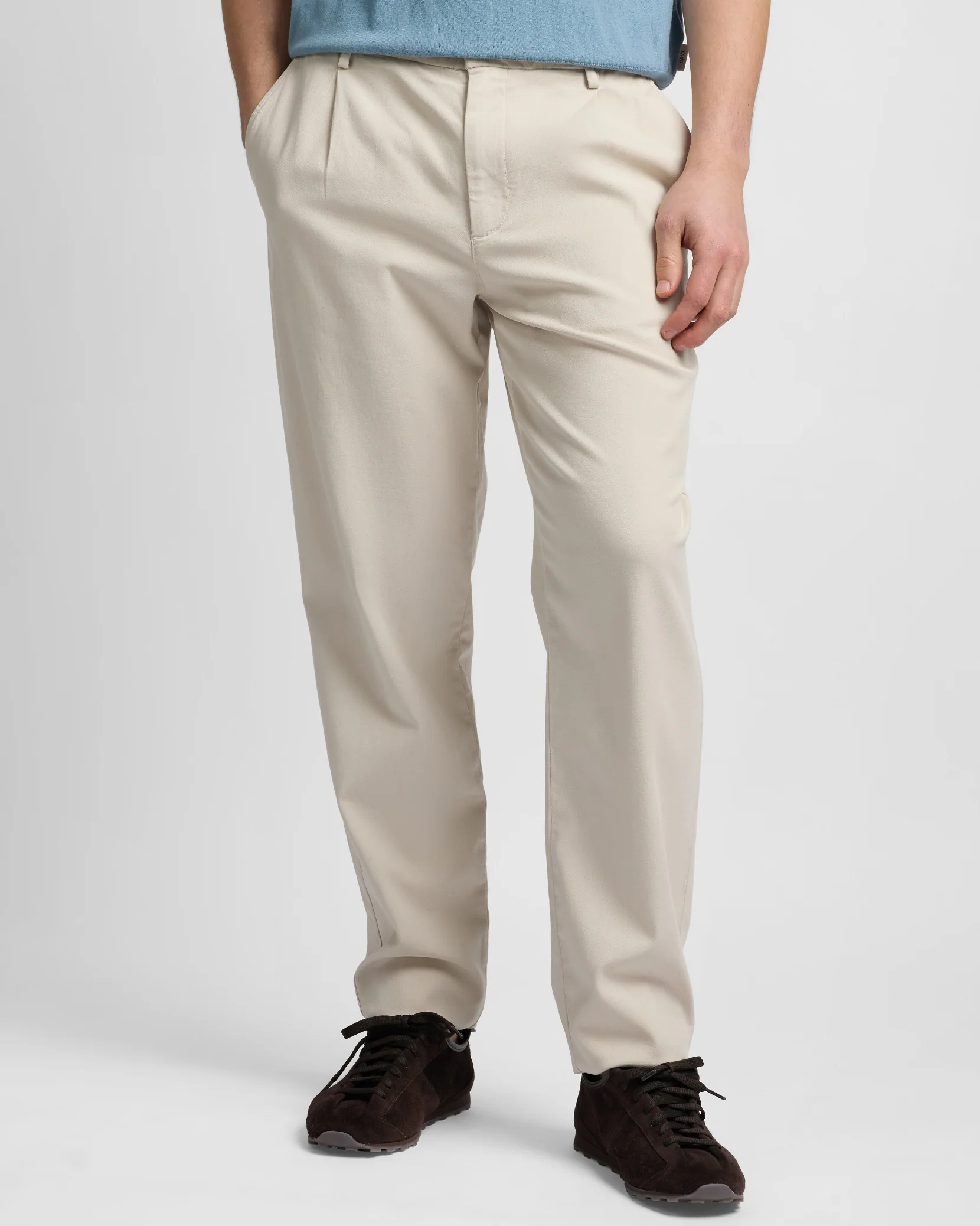 Pull-On Cotton Tencel Pant - Image 3