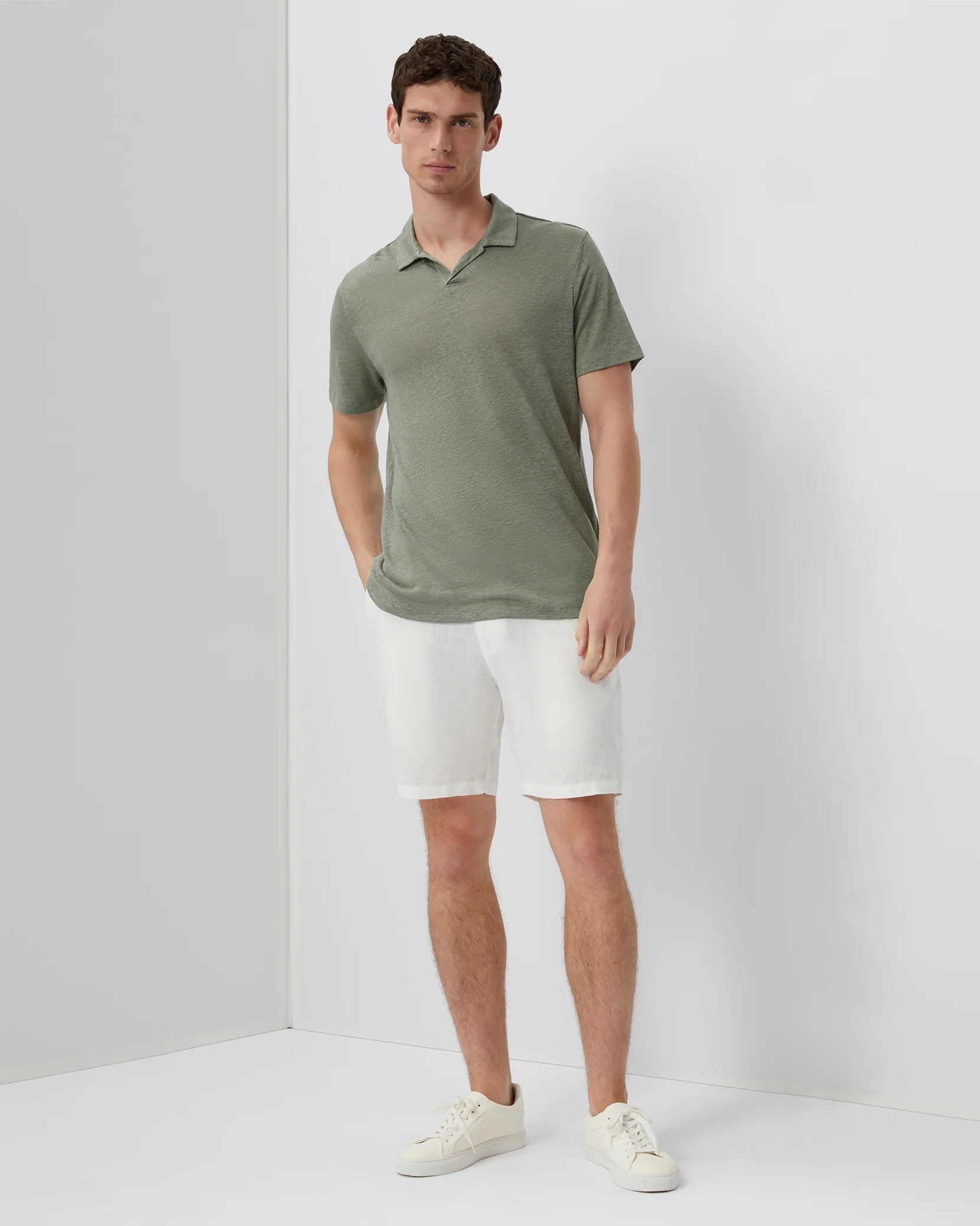Shaun Linen Polo - Image 4