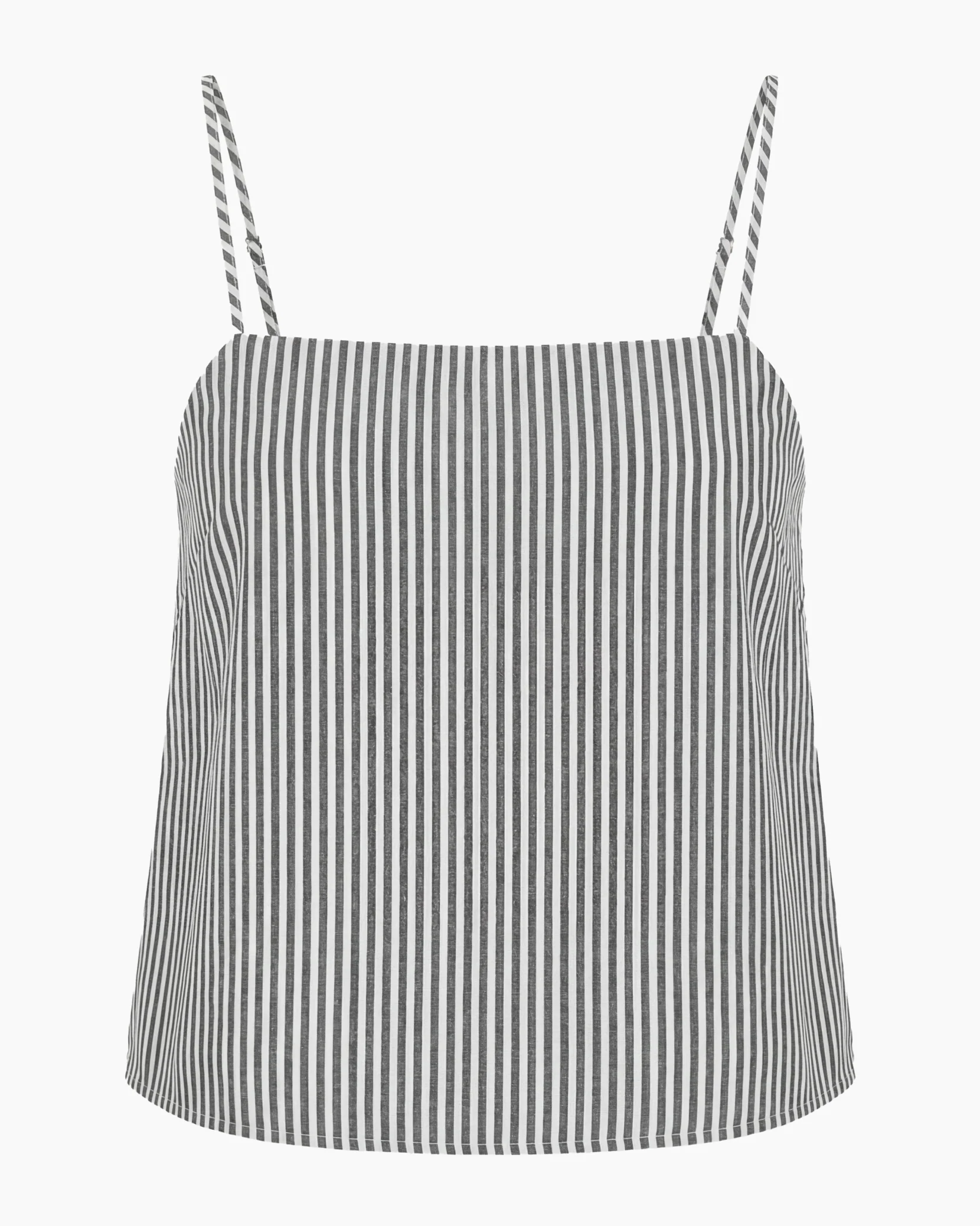 Silk Blend Square Neck Tank Top - Image 2
