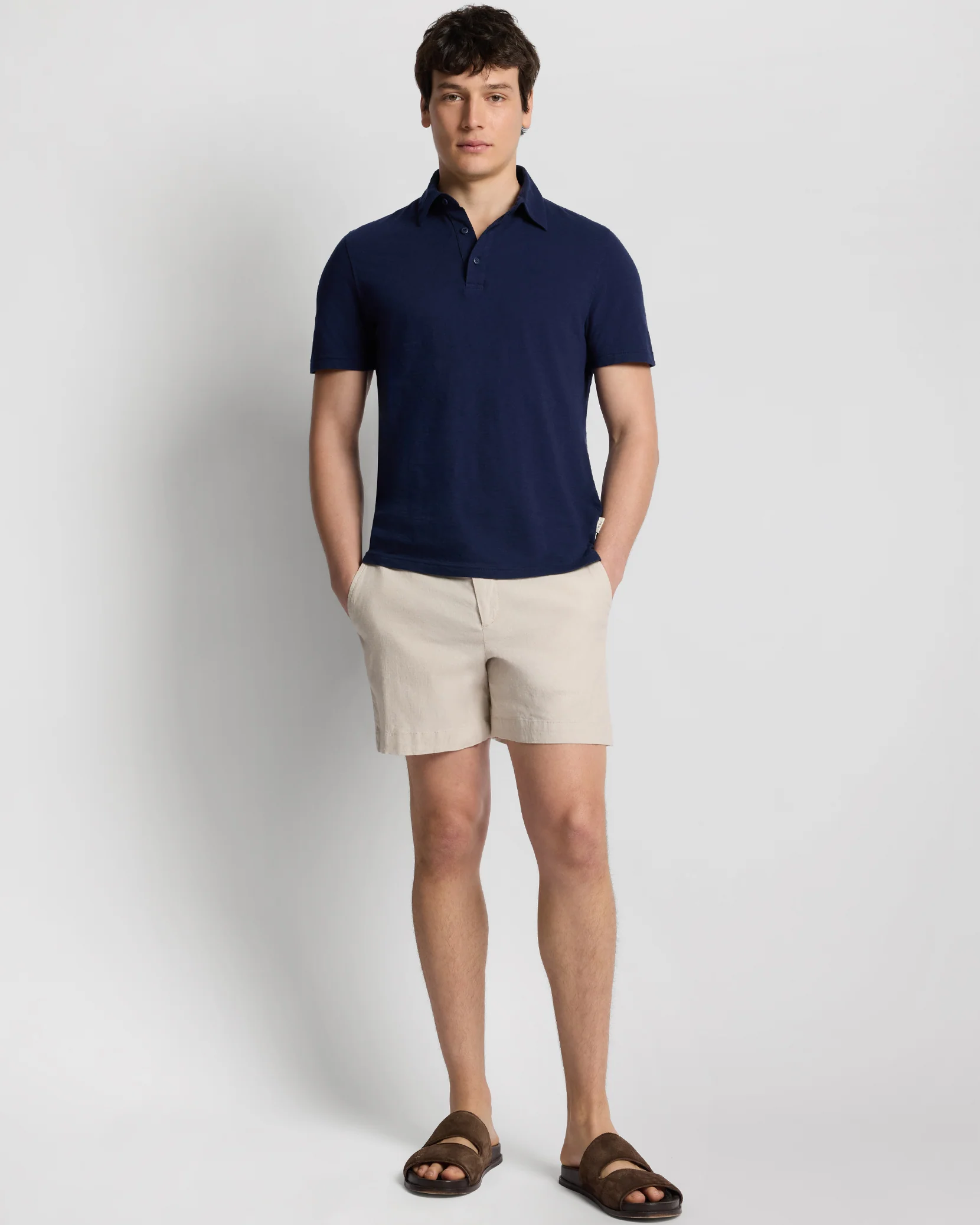 Slub Short Sleeve Polo - Image 3