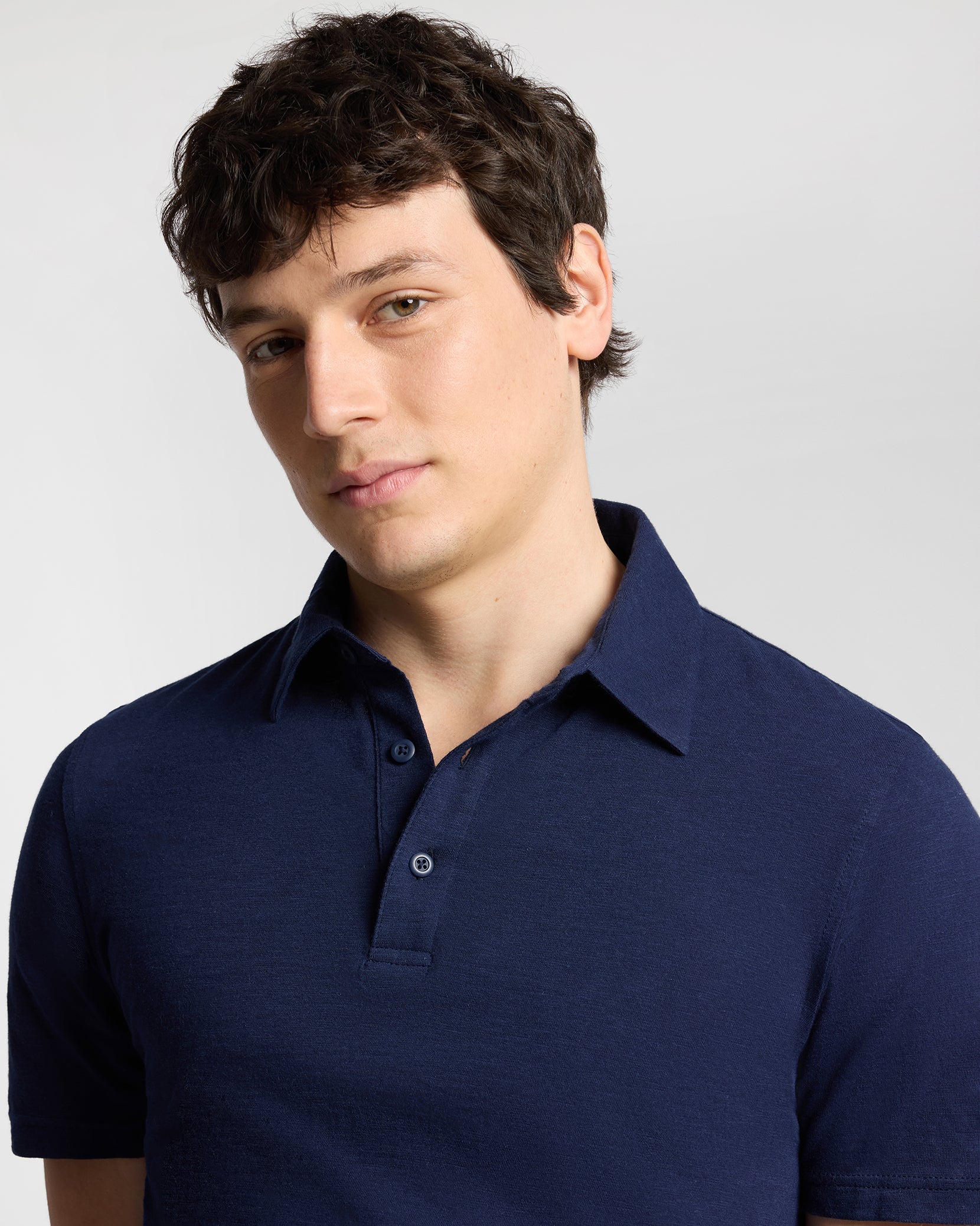 Slub Short Sleeve Polo - Image 4