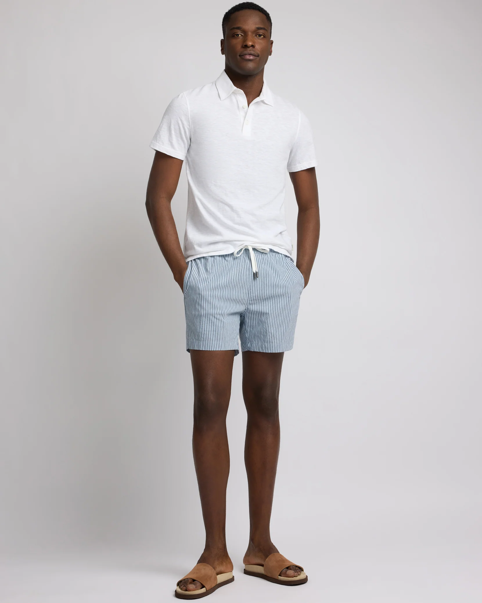 Slub Short Sleeve Polo - Image 3