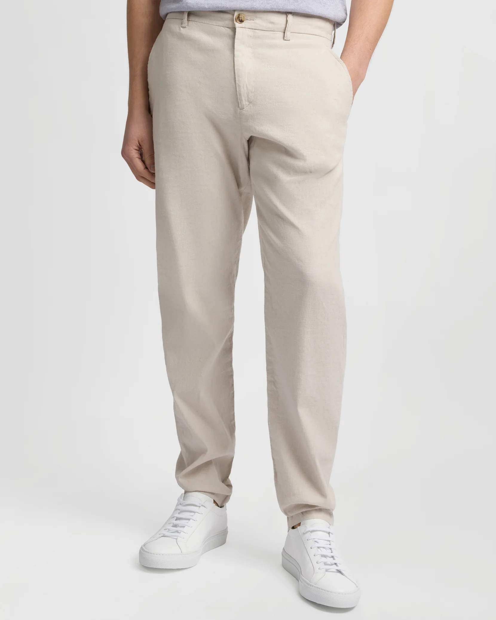 Stretch Linen Trouser - Image 2
