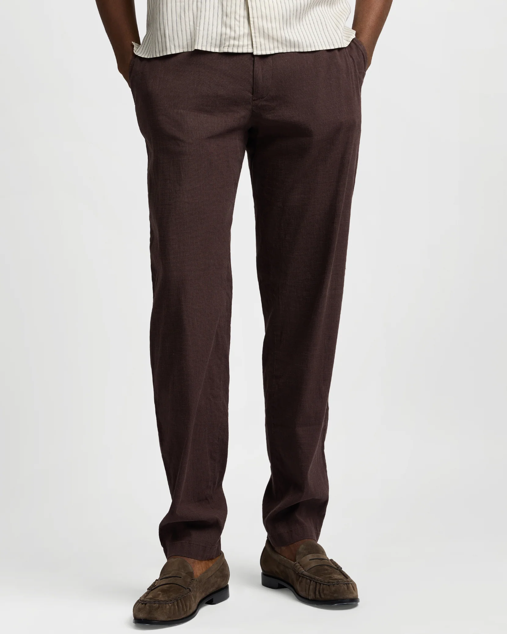 Stretch Linen Trouser - Image 2