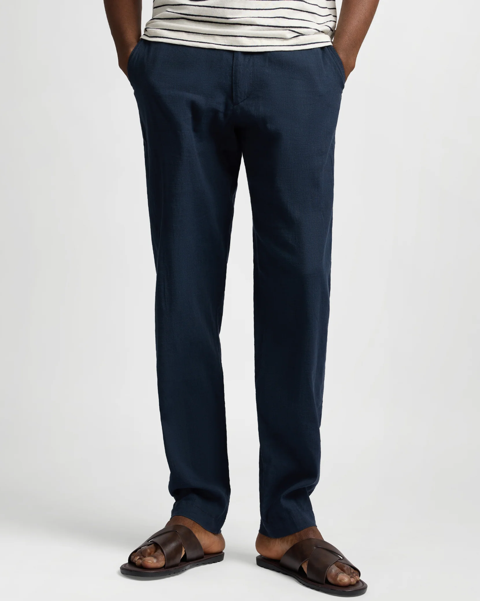 Stretch Linen Trouser - Image 2