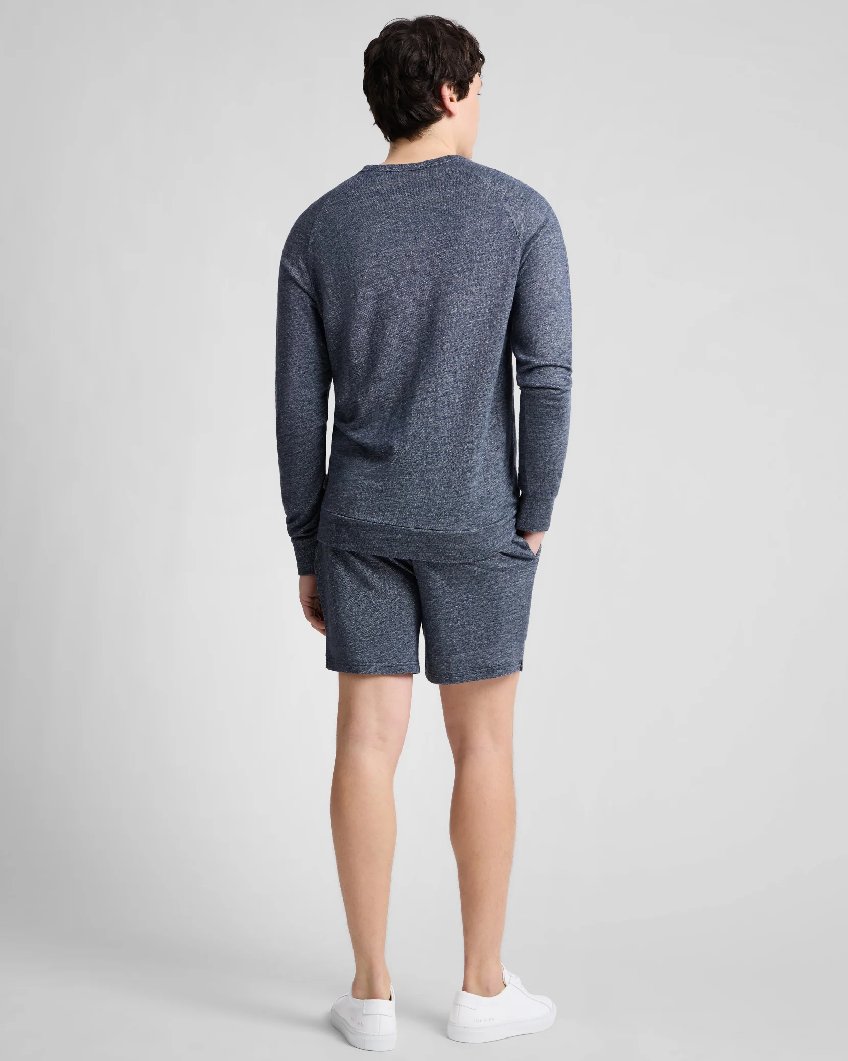 Terry Linen Crewneck Sweatshirt - Image 5