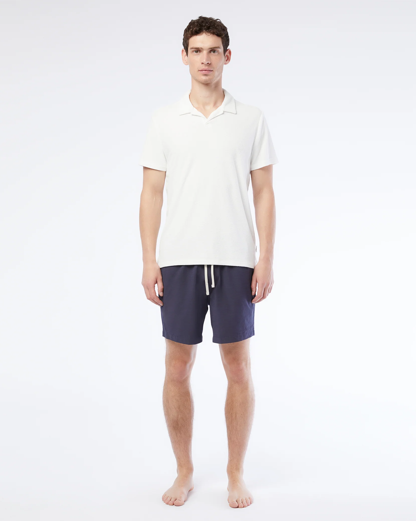 Towel Terry Johnny Collar Polo - Image 4