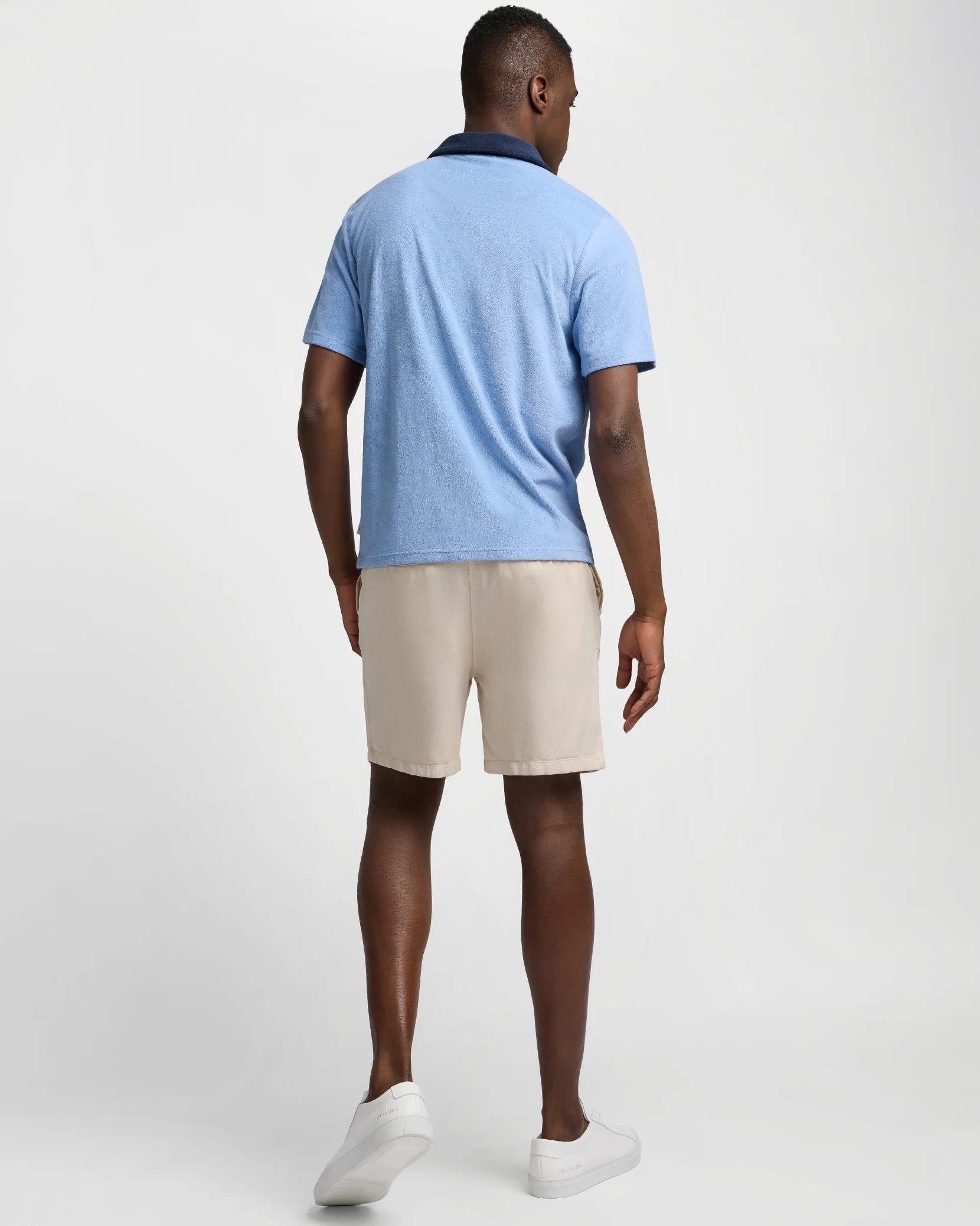 Towel Terry Pocket Johnny Collar Polo - Image 5